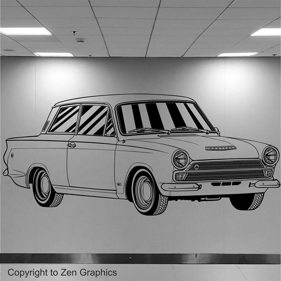 Picture of Lotus Cortina Wall Art sticker