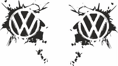 Picture of VW Paint Splat Decals / Stickers