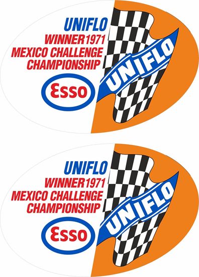 Picture of Uniflo Esso Mexico Challenge championship 1971 Decals / Stickers