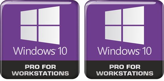 Picture of Windows 10 Pro for workstations Gel Badges