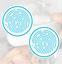 Picture of Antimicrobial film Touch Point Decals / Stickers