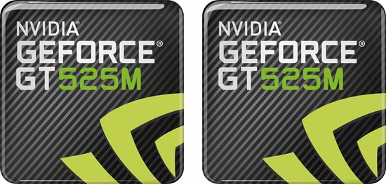 Picture of Nvidia Geforce GT 5254M Gel Badges