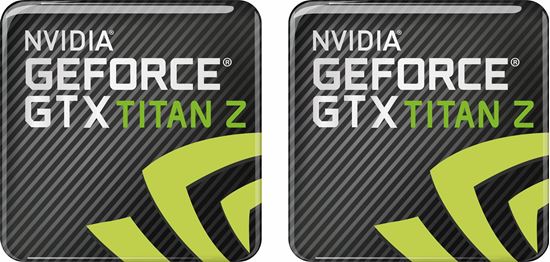 Picture of Nvidia Geforce GTX Titan Z Gel Badges