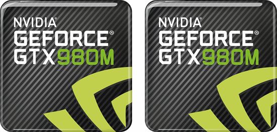 Picture of Nvidia Geforce GT 980M Gel Badges