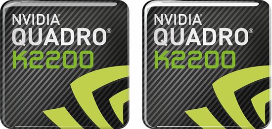 Picture of Nvidia Quadro K2200 Gel Badges