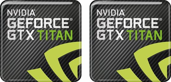 Picture of Nvidia GTX Titan Gel Badges