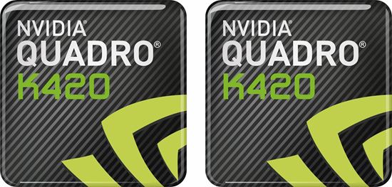 Picture of Nvidia Quadro K420 Gel Badges