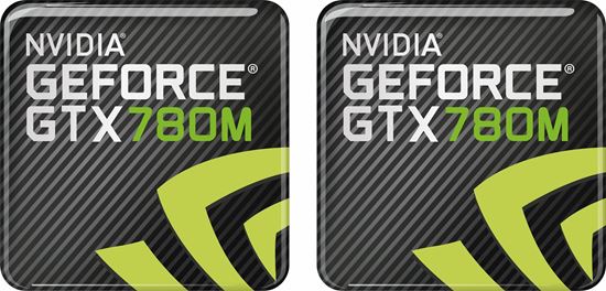 Picture of Nvidia GTX 780M Gel Badges