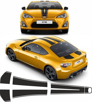 Picture of GT86 2016 - present  over the top Stripes