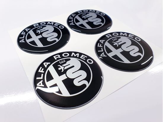 Picture of Alfa Romeo Wheel centre Gel Badges