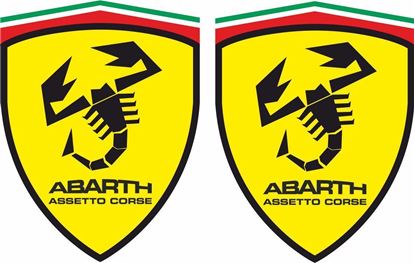 Picture of Fiat Abarth Assetto Corse Decals / Stickers