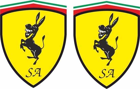 Picture of Fiat Abarth Donkey Scuderia Abarth Decals / Stickers