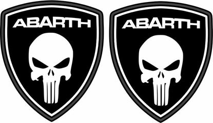 Picture of Fiat Abarth Punisher Decals / Stickers