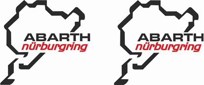 Picture of Fiat Abarth Nurburgring Stickers / Decals