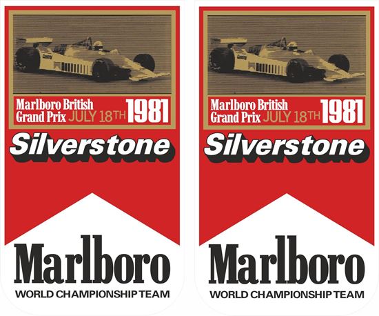 Picture of British Grand Prix Mclaren Malboro 1981 Decals / Stickers