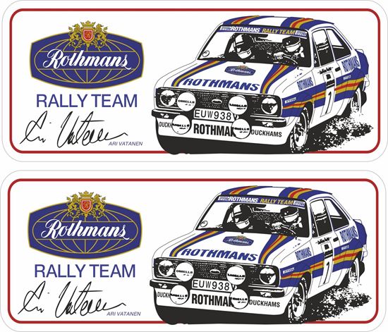 Picture of Rothmans Rally Team Ari Vatanem Decals / Stickers