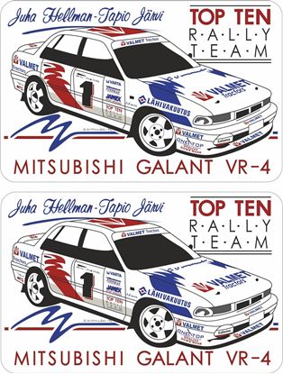 Picture of Mitsubishi Galant VR4 Decals / Stickers
