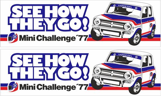 Picture of Mini Challenge 1977 Decals / Stickers