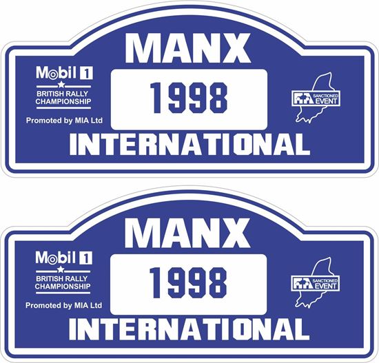 Picture of Manx British Rally Championship 1998 Decals / Stickers