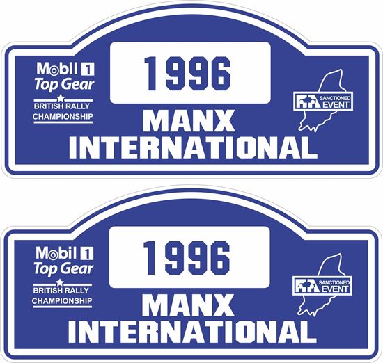 Picture of Manx British Rally Championship 1996 Decals / Stickers