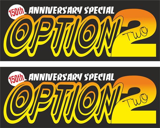 Picture of Option 2 50th Anniversary Special Decals / Stickers