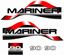 Picture of Mariner 90 replacement Engine Cover Decals / Stickers
