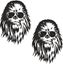 Picture of Chewbacca Decals /Stickers