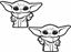 Picture of Yoda Decals / Stickers