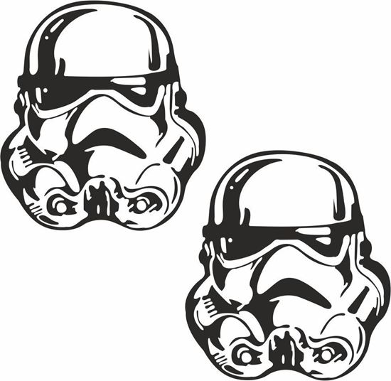 Picture of Storm Trooper Decals / Stickers