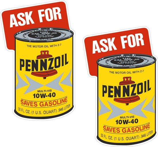 Picture of Pennzoil Decals / Stickers