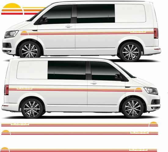 Picture of VW T5 / T6 Sunshine side Graphics / Stickers