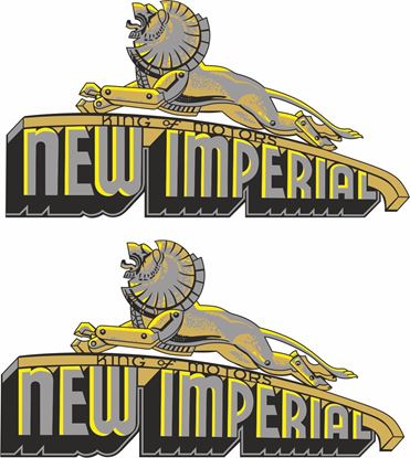 Picture of New Imperial Motorcycle Decals / Stickers