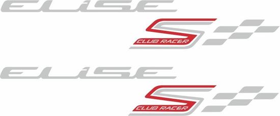 Picture of Lotus Elise S Club Racer Decals / Stickers