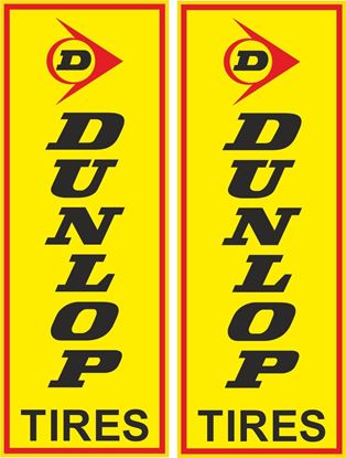 Picture of Dunlop Tires Decals / Stickers