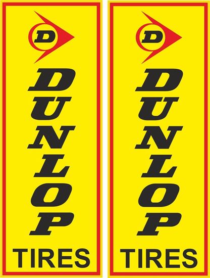 Picture of Dunlop Tires Decals / Stickers