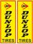 Picture of Dunlop Tires Decals / Stickers