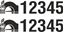 Picture of Narrow Boat Number Decals  / Stickers