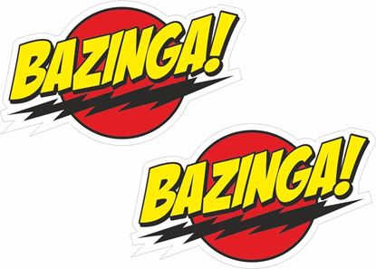 Picture of Bazinga! Decals / Stickers