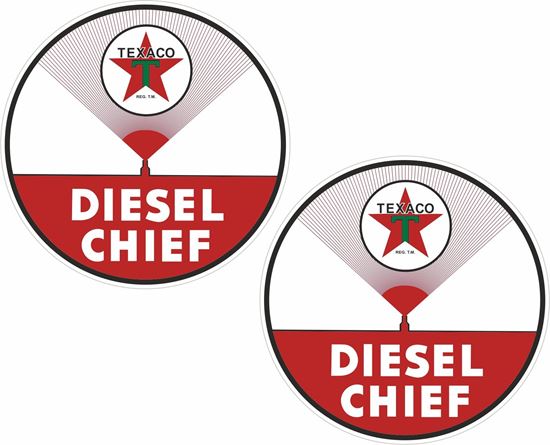 Picture of Texaco Diesel Chief Decals / Stickers