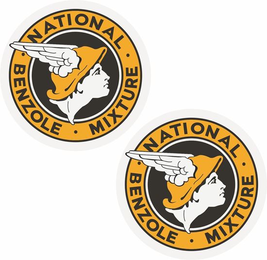 Picture of National British Benzole Decals / Stickers