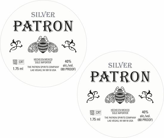 Picture of Silver Patron Decals / Stickers