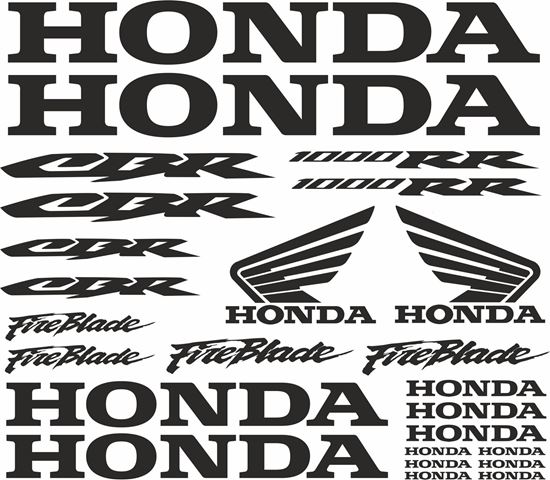 Zen Graphics - Honda CBR Fireblade 1000RR Decal / Sticker kit