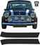 Picture of Classic Mini Cooper Bonnet replacement Stripes  / Stickers  EXACT FACTORY SPEC