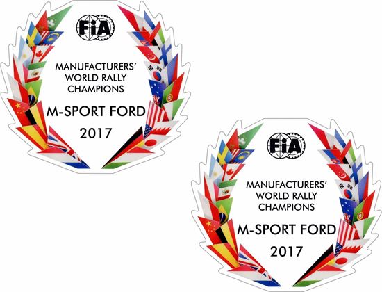 Picture of FiA World Rally Champions 2017 Decals / Stickers