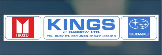 Picture of Subaru Kings of Barrow Ltd. - St Edmunds Dealer rear glass Sticker