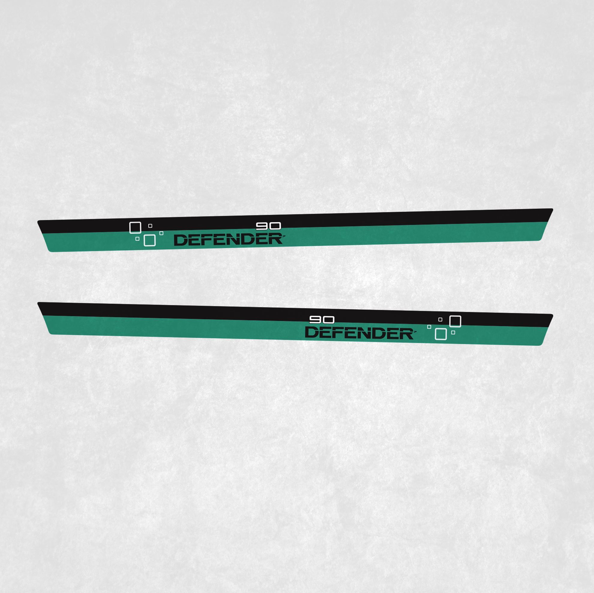 Zen Graphics - Defender 90 (new shape) side Stripes / Stickers