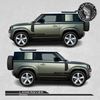 Picture of Defender 90 (new shape) side Stripes / Stickers