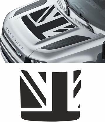 Picture of Defender 90 / 110 Union Jack Bonnet Decal