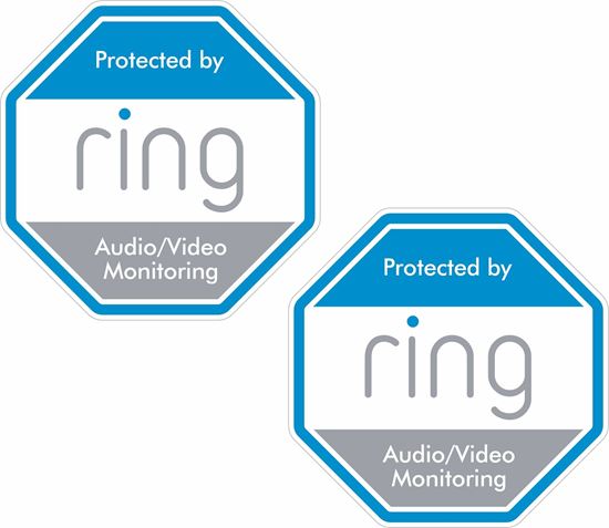 Picture of ring Audi/Video Monitoring Decals / Stickers