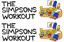 Picture of The Simpsons Workout Decals / Stickers